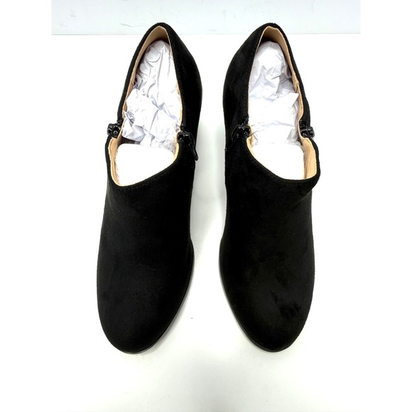 Journee Collection Womens Sanzi Side Zip Dress Shooties Shoes Black Size 6.5 NWT - Picture 7 of 9